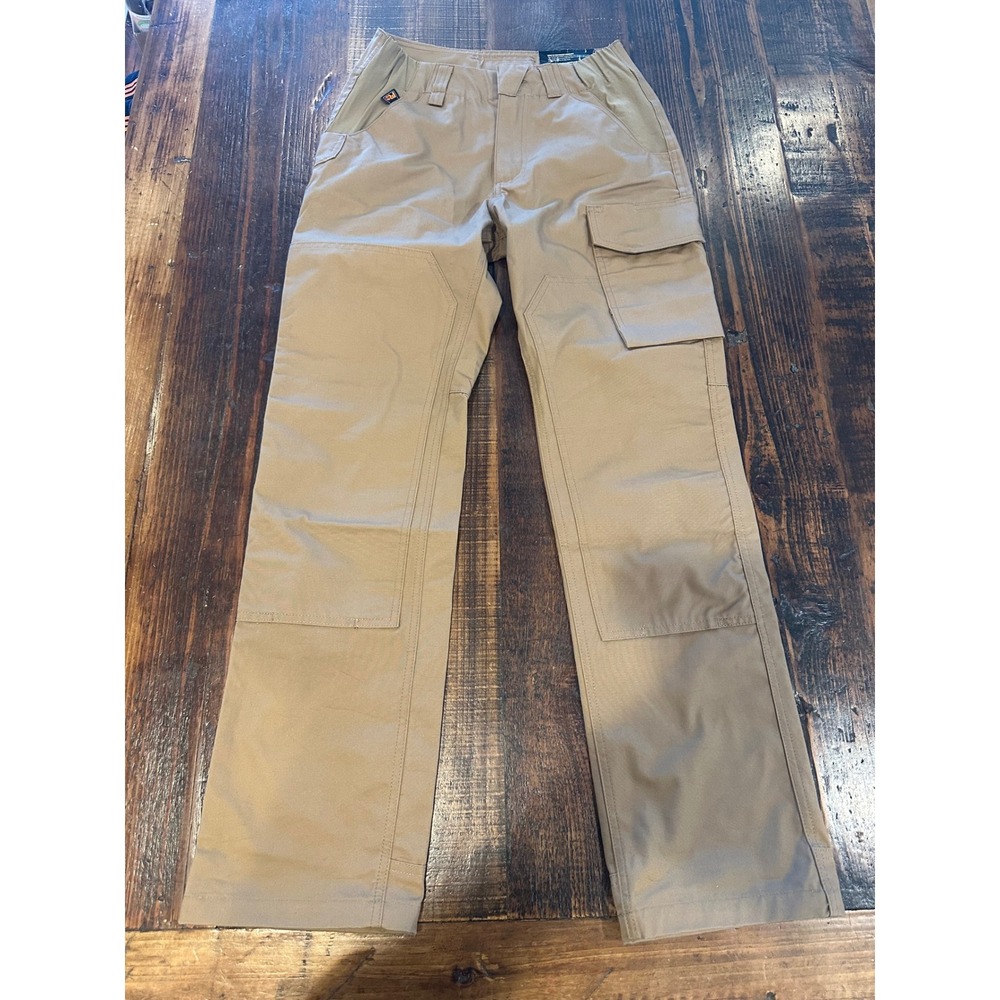 Timberland PRO Womens MorphiX‎ Athletic Fit Double Front Utility Pants Tan 6R